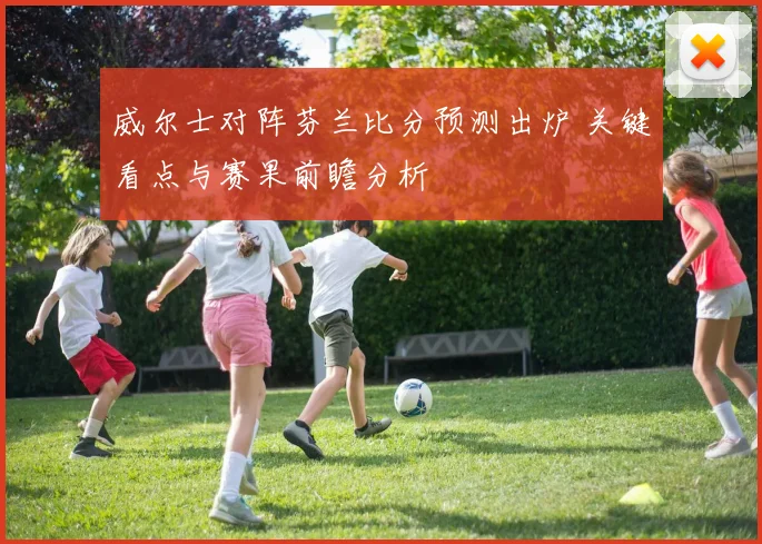 威尔士对阵芬兰比分预测出炉 关键看点与赛果前瞻分析